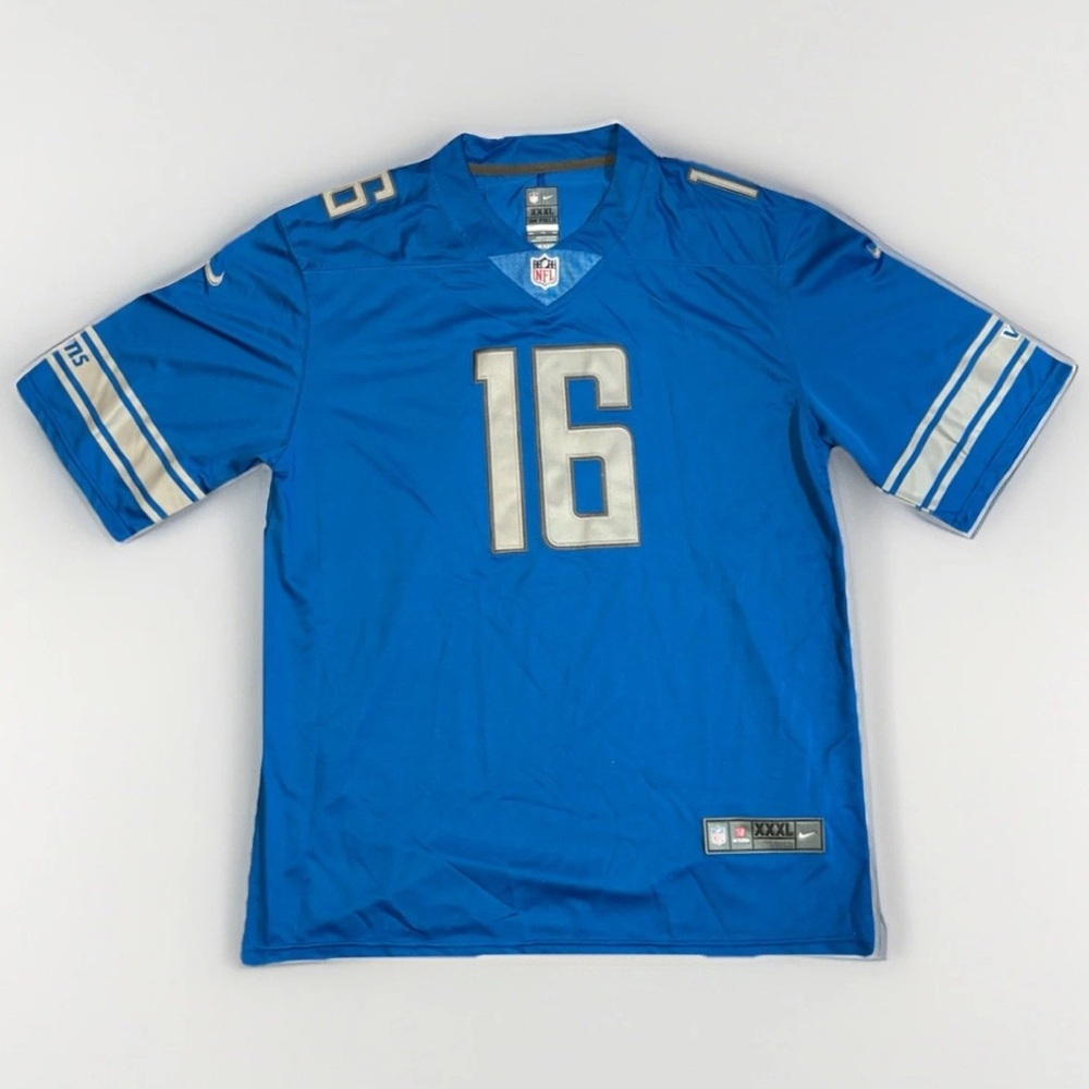 Jared Goff #16 Detroit Lions NFL Nike Jersey Men’s 3XL #5558